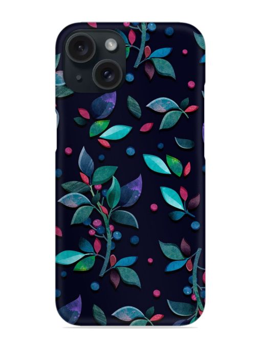 Decorative Watercolor Flower Snap Case