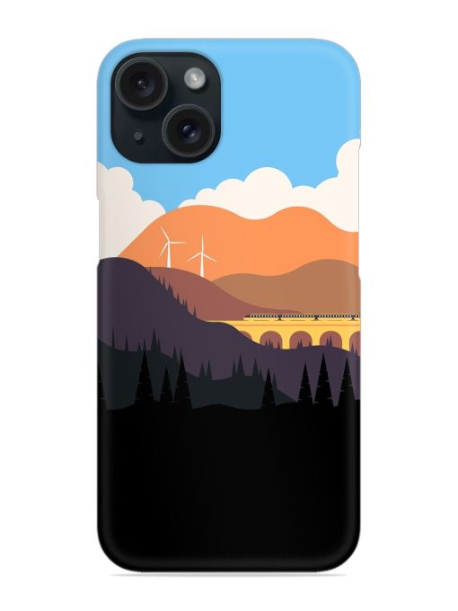 Minimal Mountain Vector Snap Case