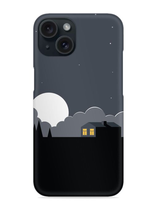 Full Moon Vector Art Snap Case