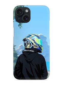 Rider With Helmet Snap Case