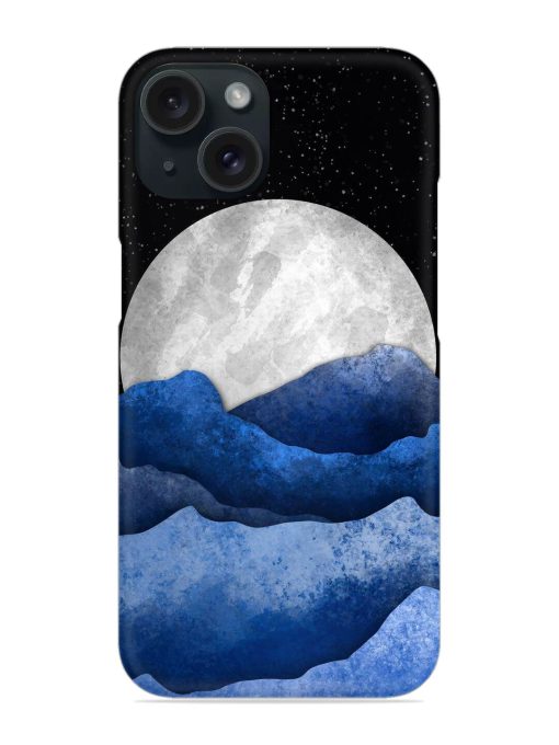 Full Moon Mountain Vector Snap Case