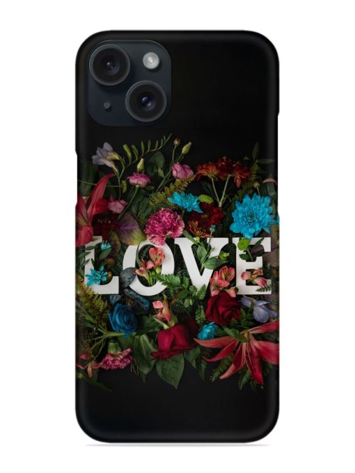 Lover Flower Art Snap Case