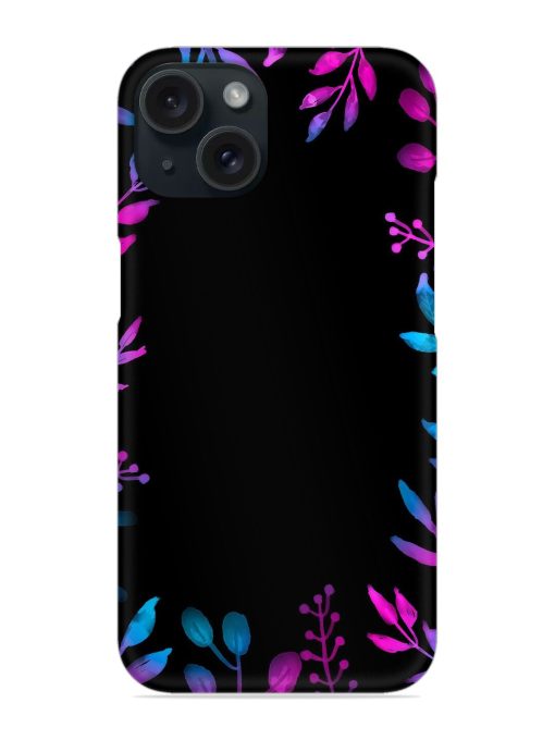 Flower Pattern Watercolor Snap Case