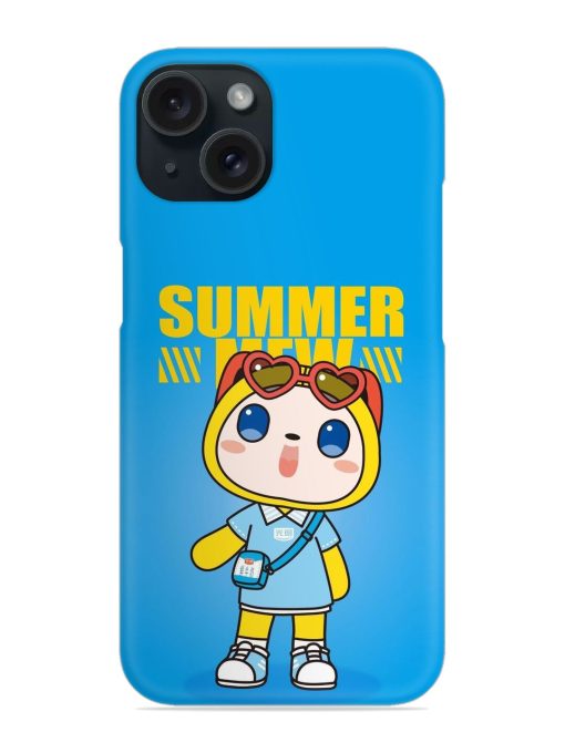 Summer Mew Cartoon Snap Case