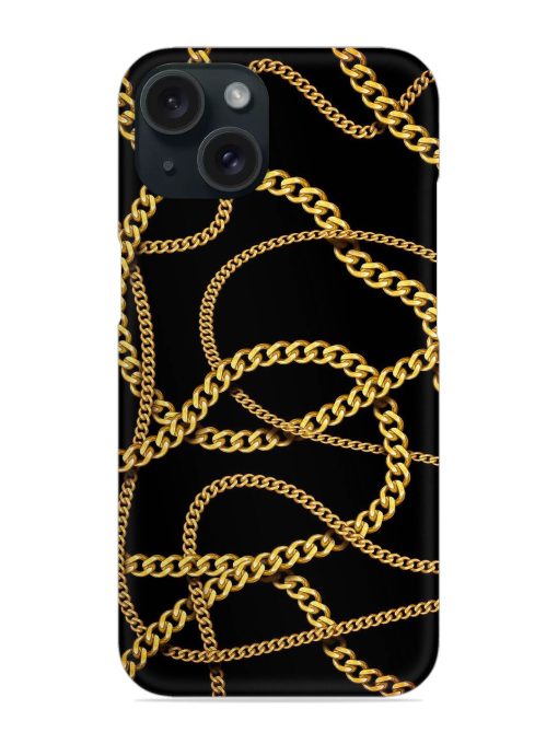 Decorative Golde Chain Snap Case