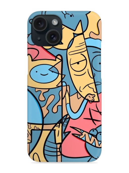 Silly Face Doodle Snap Case