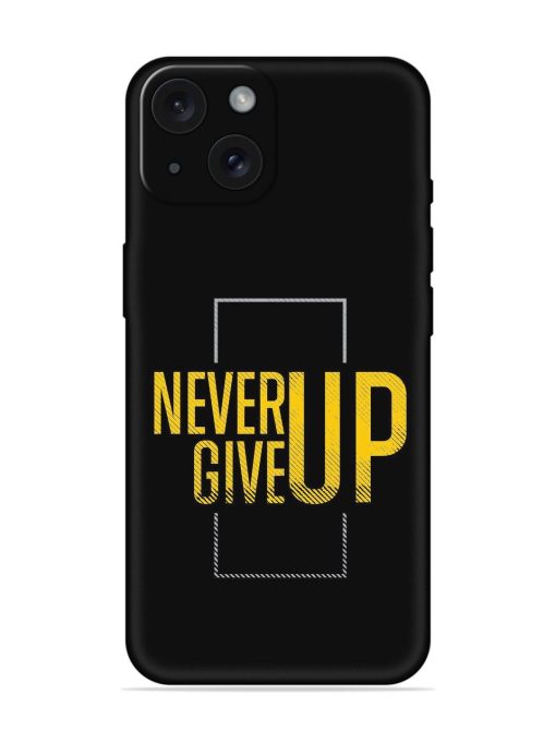 Never Give Up Line Soft Silicone Case