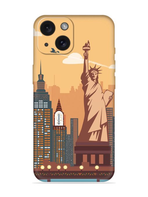 New York Statue Of Liberty Architectural Scenery Soft Silicone Case