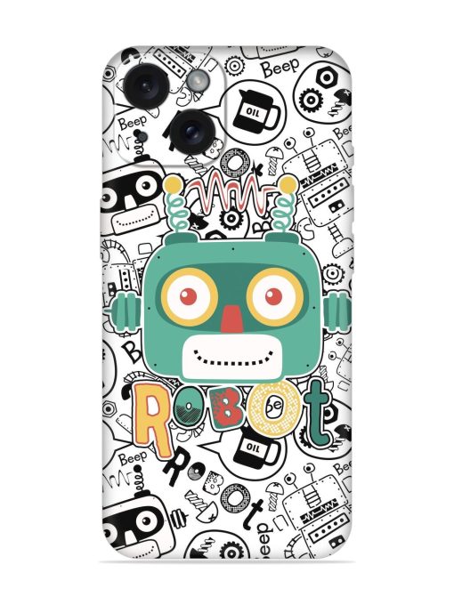 Robot Modern Seamless Pattern Soft Silicone Case