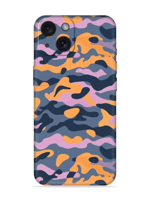 Camouflage Army Military English Orange Art Soft Silicone Case