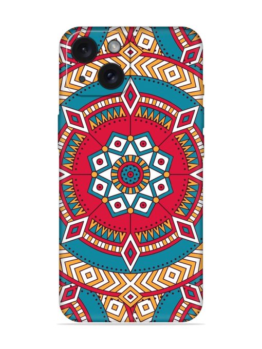 Mandala Red White Pattern Soft Silicone Case