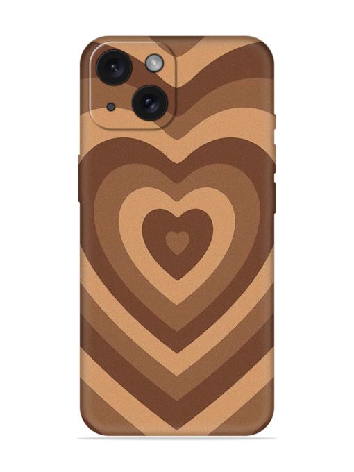 Brown Heart Soft Silicone Case