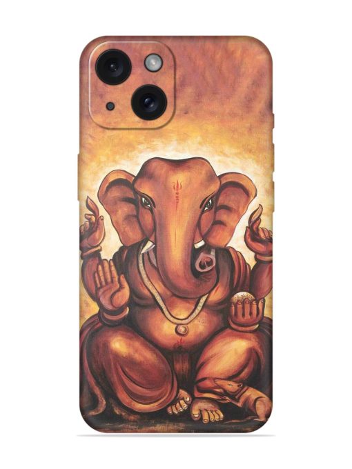 Brown Ganpati Art Soft Silicone Case