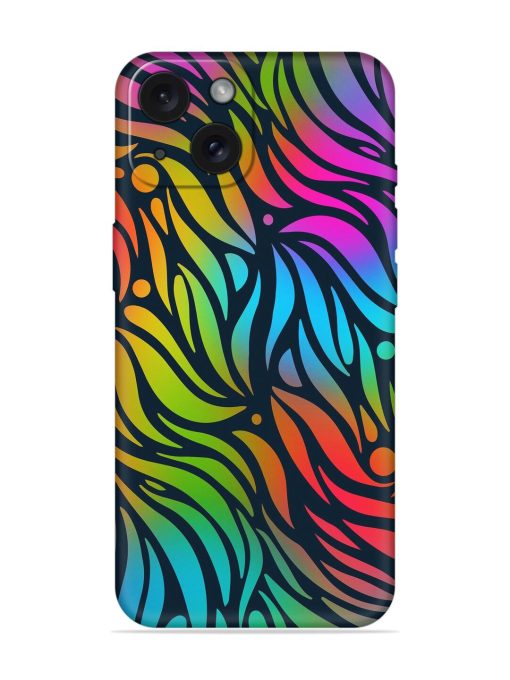 Abstract Leaf Design Soft Silicone Case