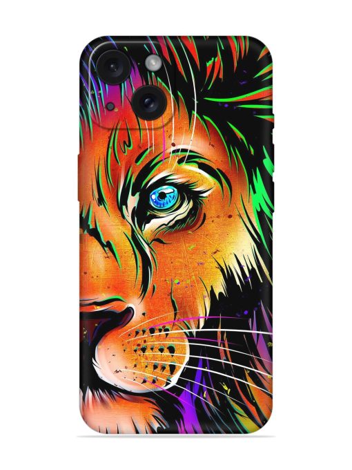 Colorful Lion Design Soft Silicone Case