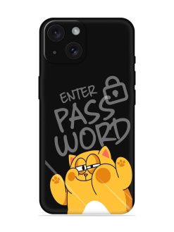 Enter Password Cartoon Wallpaper Soft Silicone Case