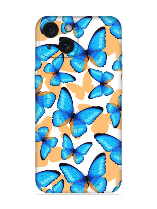 Blue Tropical Butterflies Soft Silicone Case