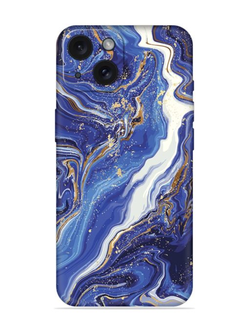 Blue Marble Gold Soft Silicone Case