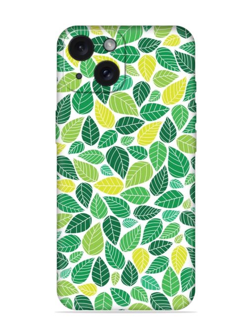 Abstract Colorful Leaves Soft Silicone Case