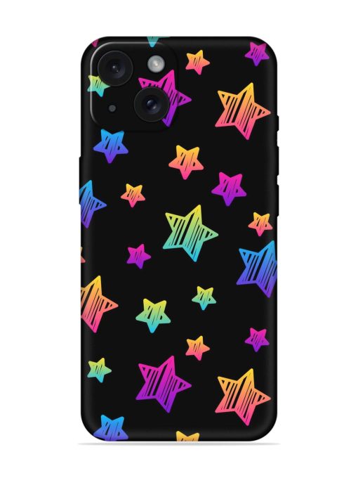 Abstract Black Rainbow Soft Silicone Case