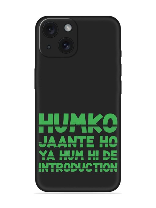 Humorous Hindi Quote Soft Silicone Case