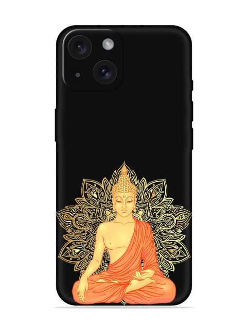 Sitting Buddha Over Soft Silicone Case