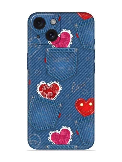 Seamless Pattern Jeans Soft Silicone Case