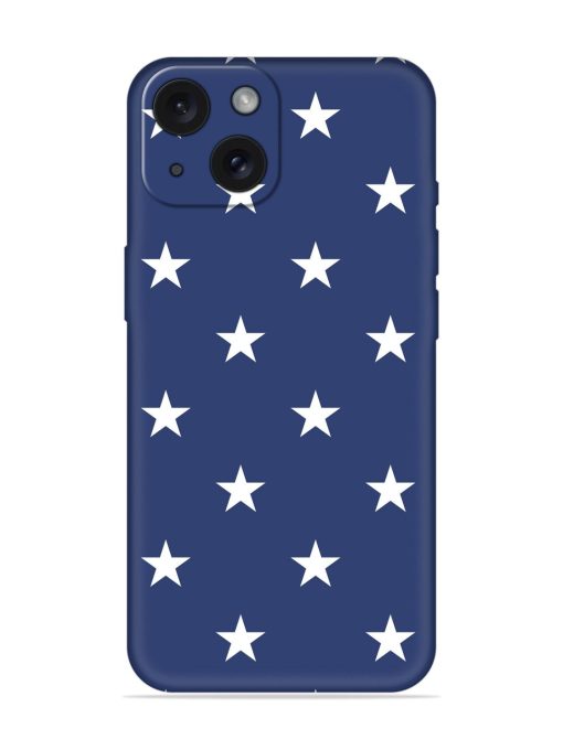 White Star Pattern Soft Silicone Case