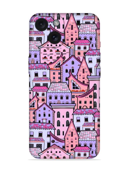 Seamless Pattern Houses Soft Silicone Case