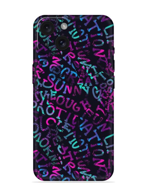 Abstract Seamless Lettering Soft Silicone Case