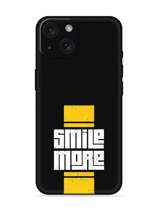 Smile More Typography Soft Silicone Case