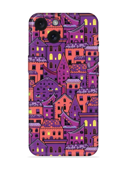 Seamless Pattern Houses Soft Silicone Case