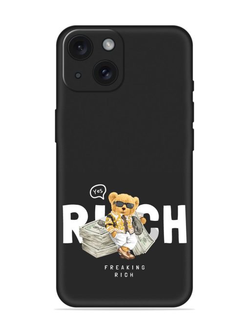 Rich Slogan Bear Soft Silicone Case