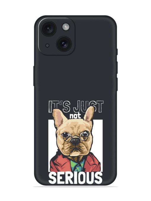 Serious Slogan Cartoon Soft Silicone Case