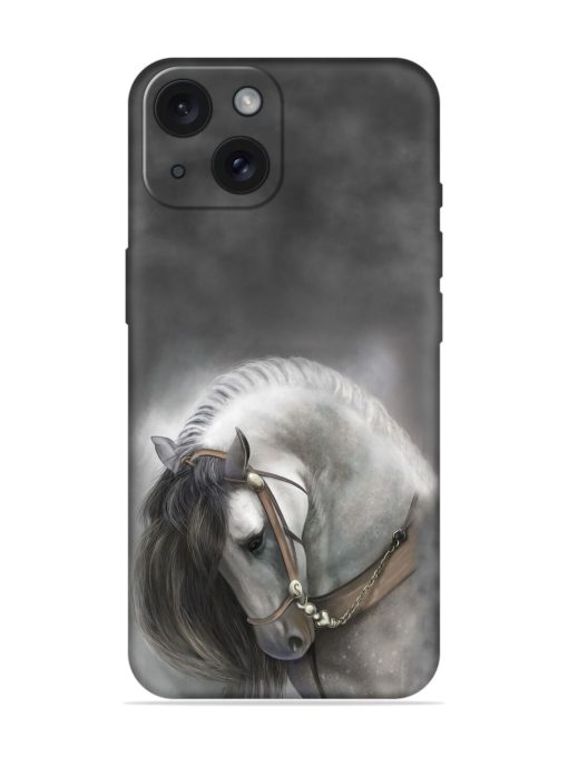 Painted White Horse Soft Silicone Case