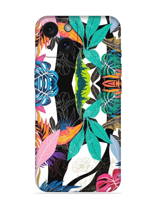 Floral Pattern Bright Soft Silicone Case