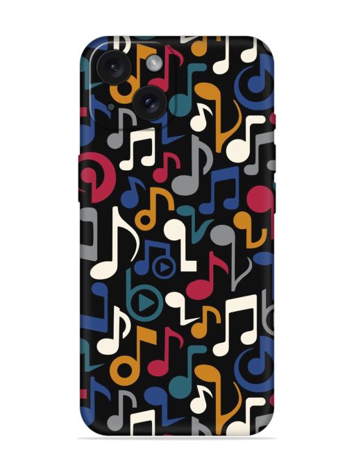 Colored Notes Icons Soft Silicone Case