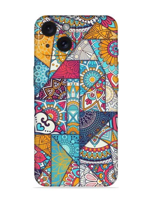 Patchwork Pattern Vintage Soft Silicone Case