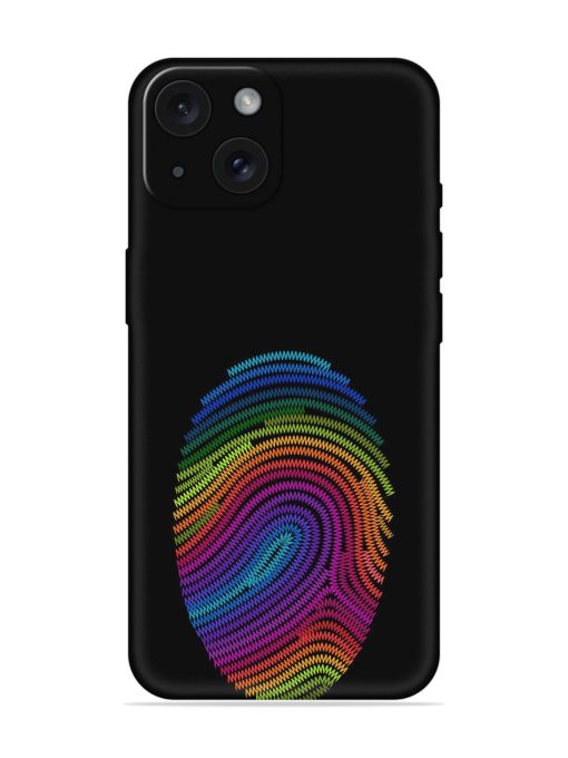 Rainbow Color Thumbprint Soft Silicone Case