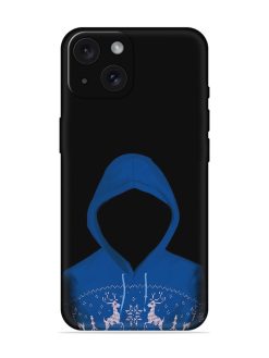 Faceless Blue Hooded Soft Silicone Case