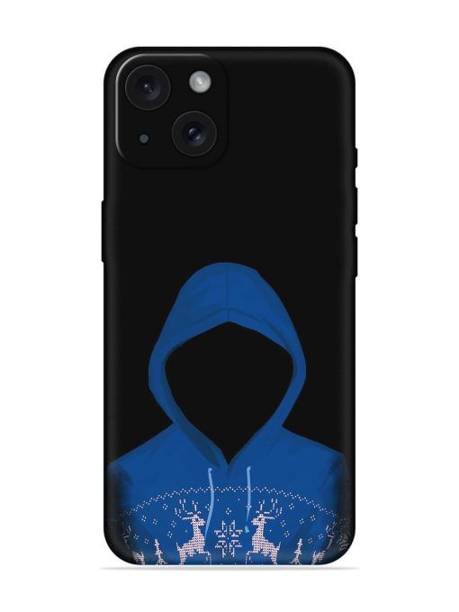 Faceless Blue Hooded Soft Silicone Case