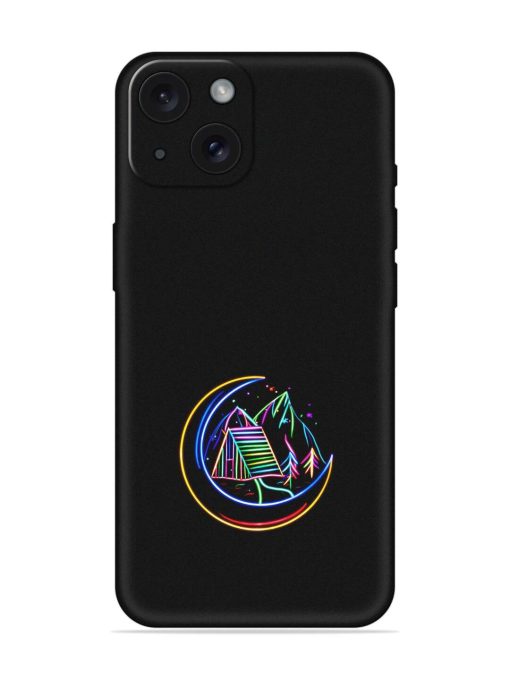 Neon Mountain Symbol Soft Silicone Case