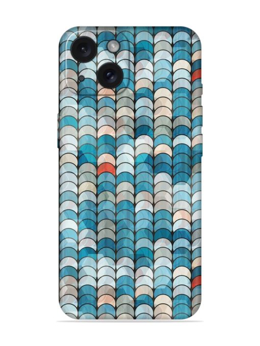 Abstract Blue Circle Soft Silicone Case