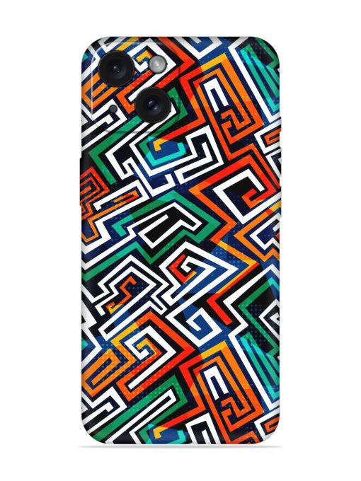 Abstract Maze Seamless Soft Silicone Case