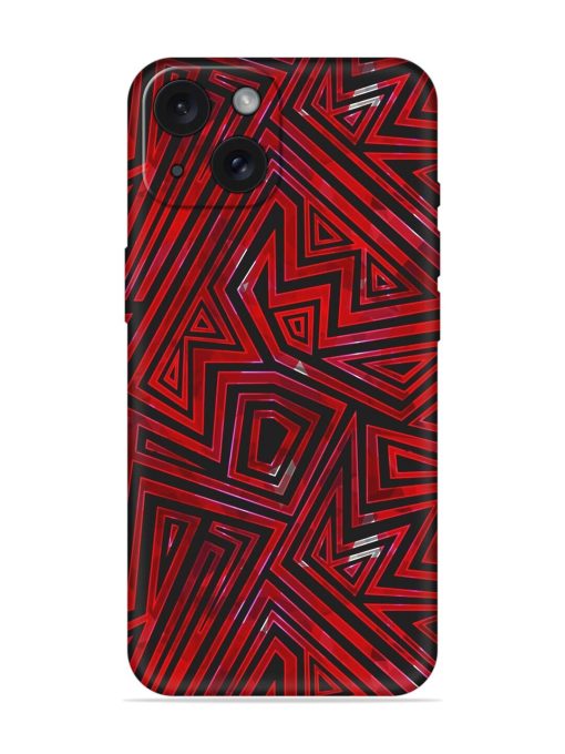 Red Color Tribal Soft Silicone Case