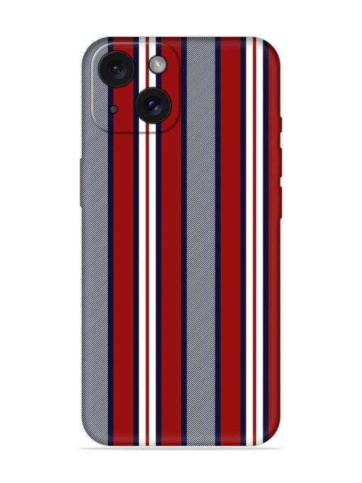 Stripe Pattern Navy Soft Silicone Case