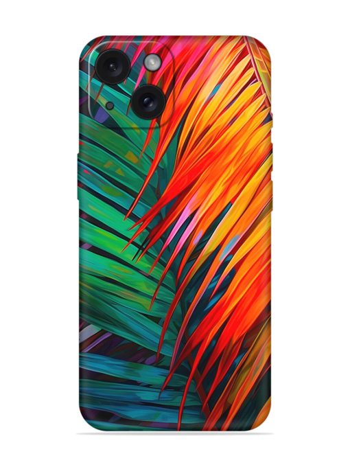 Painted Tropical Leaves Soft Silicone Case