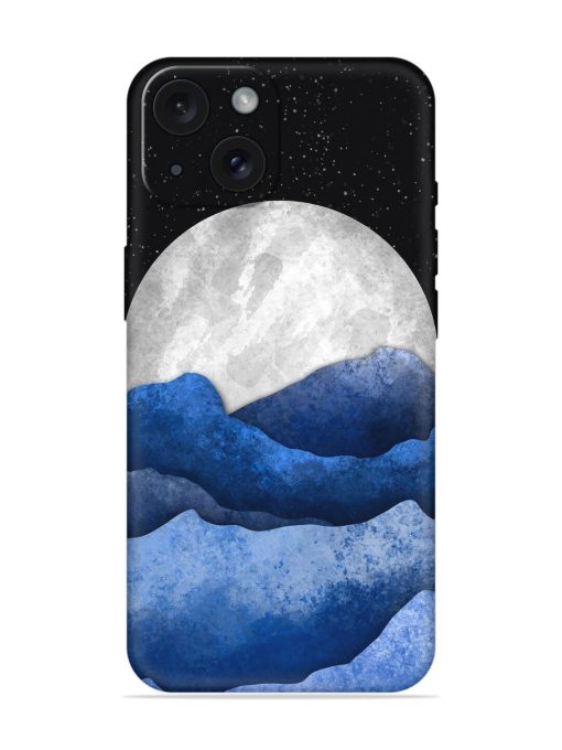 Full Moon Mountain Vector Soft Silicone Case