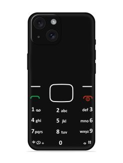 Retro Cellphone Bottons Soft Silicone Case