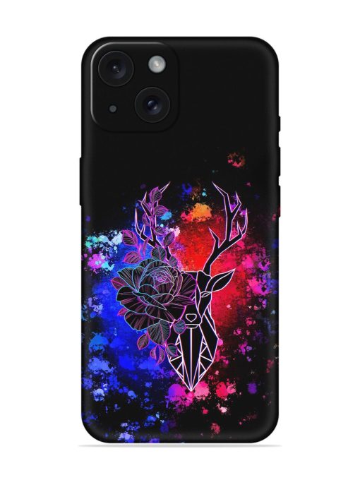 Floral Deer Art Soft Silicone Case